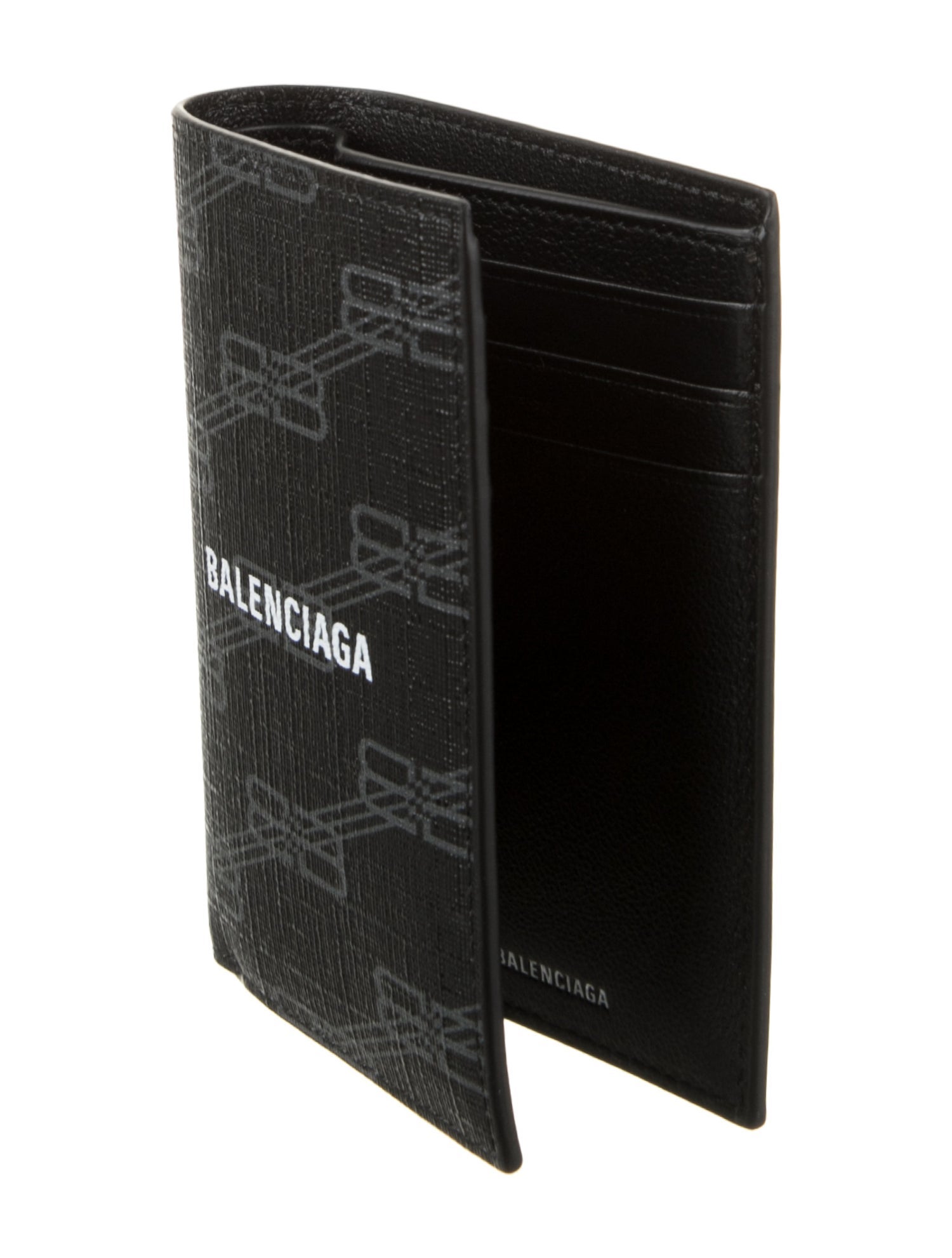 Balenciaga 2024 Vertical Bifold Bifold Wallet w/ Tags