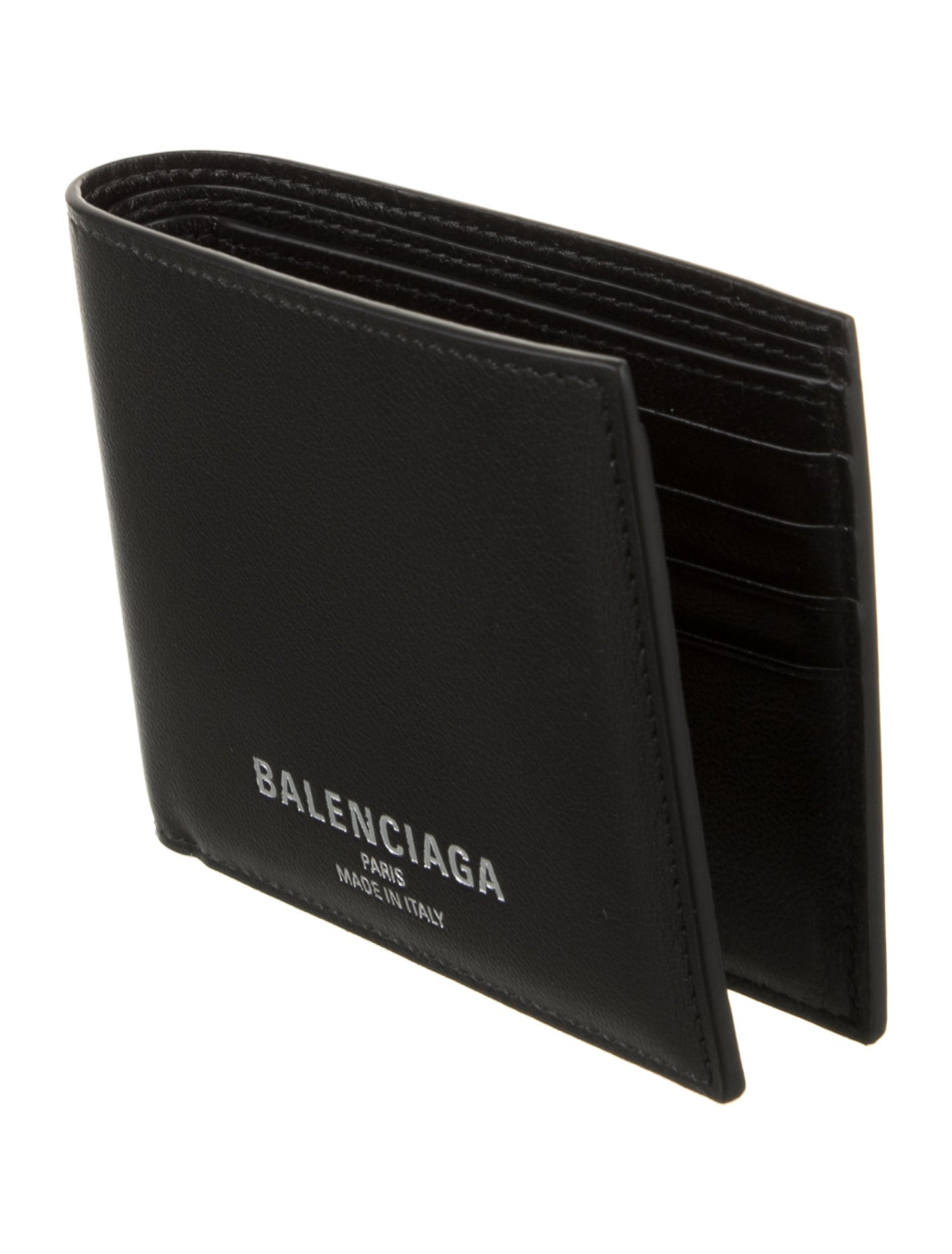 Balenciaga 2024 Signature Logo Bifold Wallet w/ Tags