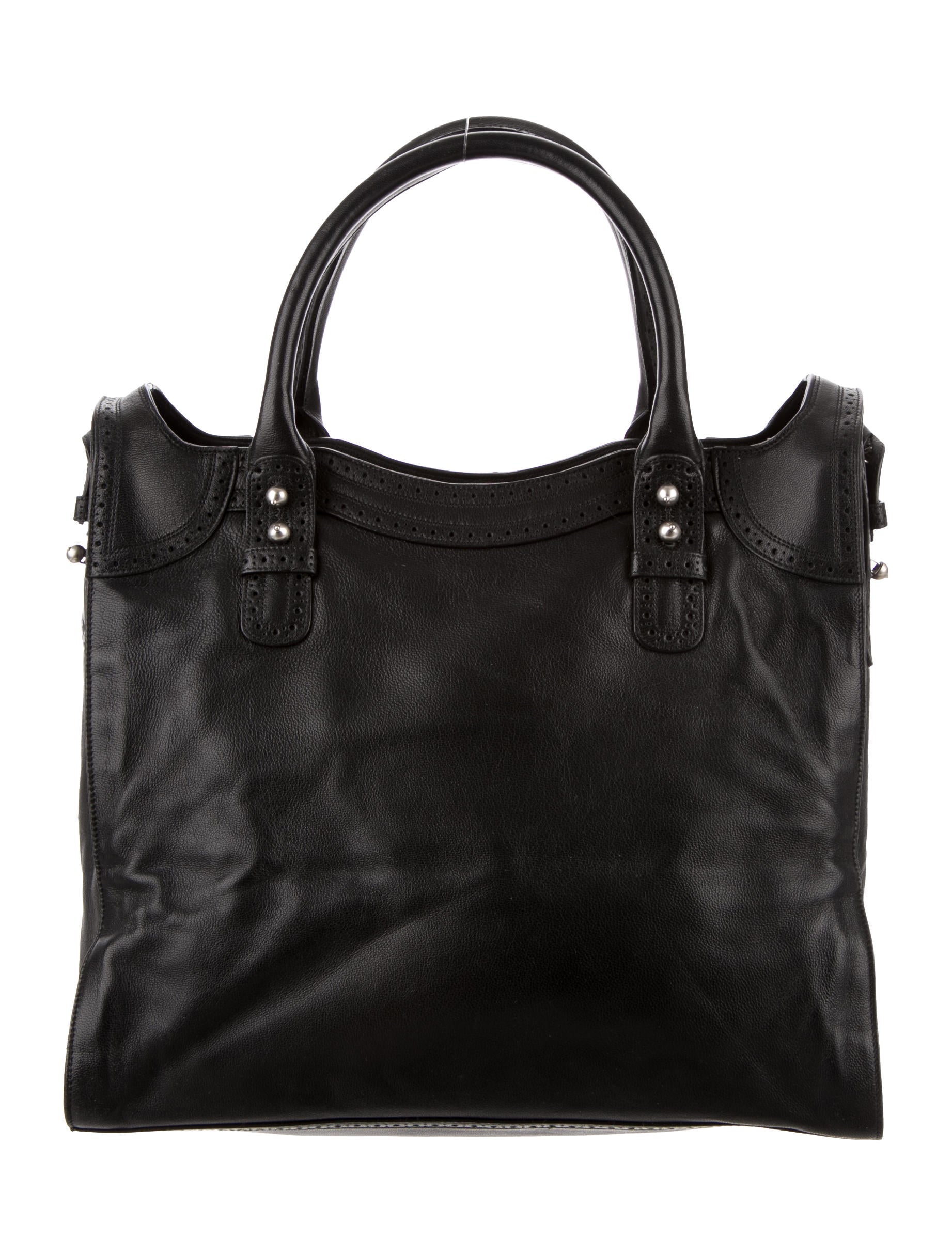Balenciaga Riva City Bag - Black Satchels, Handbags - BAL38686