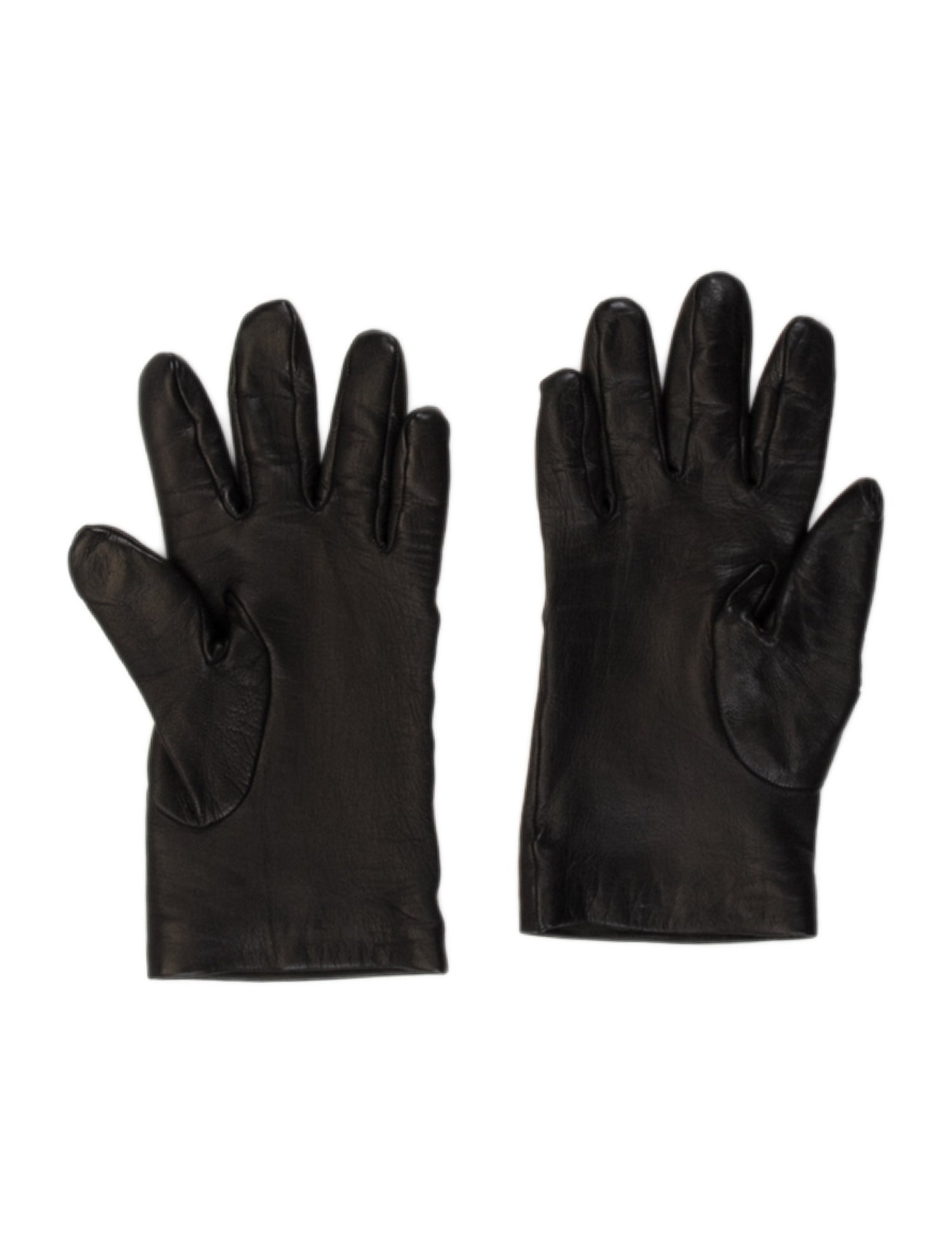 Balenciaga Black leather gloves