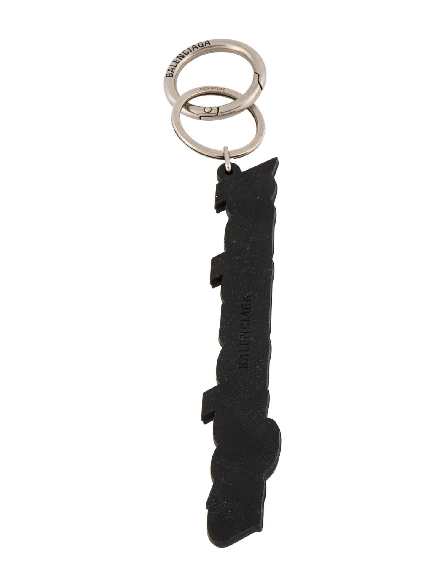 Balenciaga Balenciaga Rubber Logo Key Chain