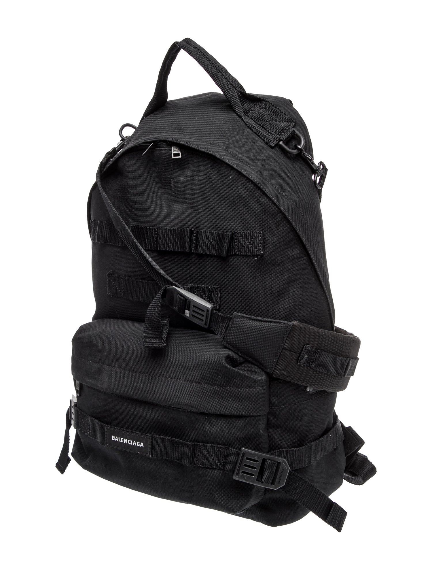 Balenciaga Canvas Army Multicarry Backpack Medium