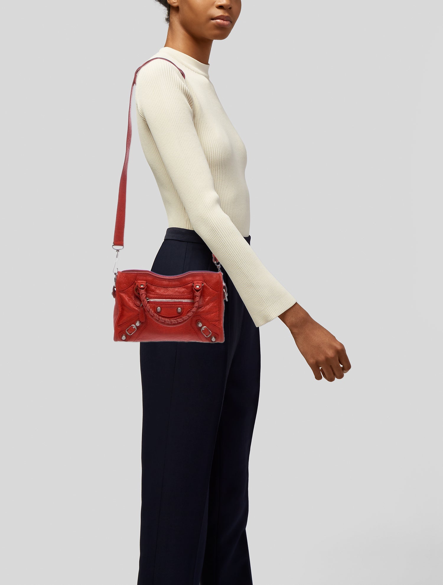 Balenciaga Leather Motocross City Giant