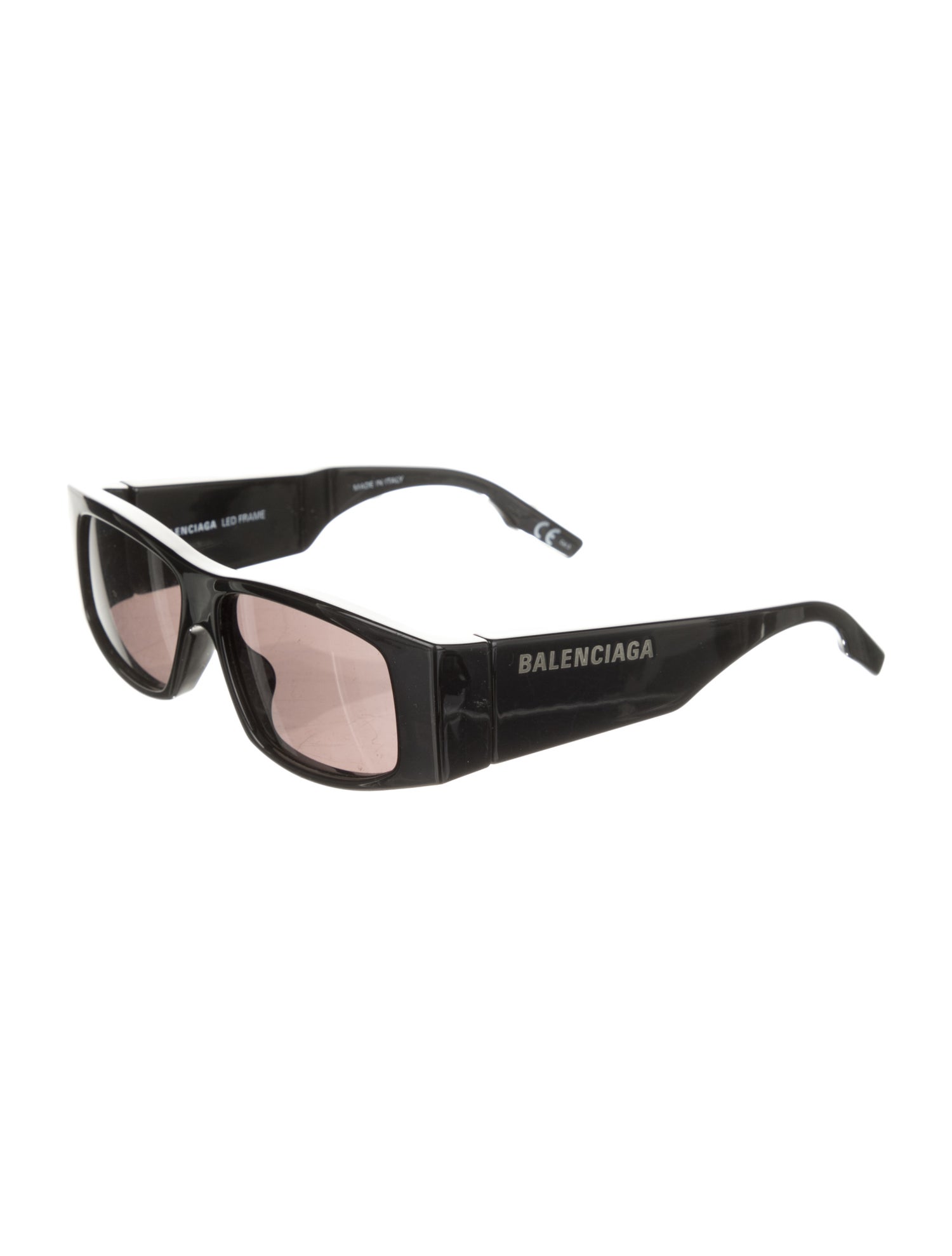 Balenciaga Signature Logo Shield Sunglasses
