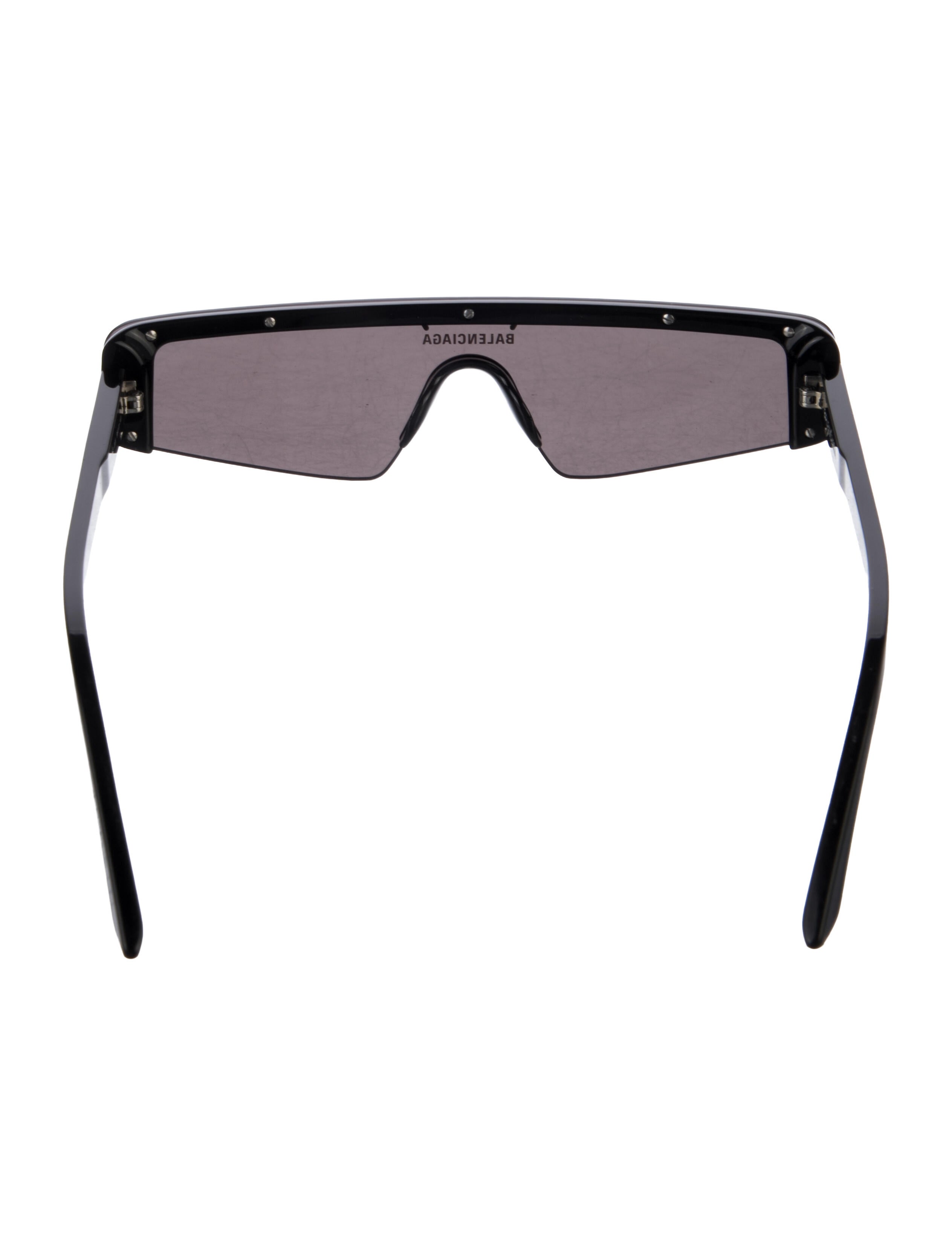 Balenciaga Shield Tinted Sunglasses