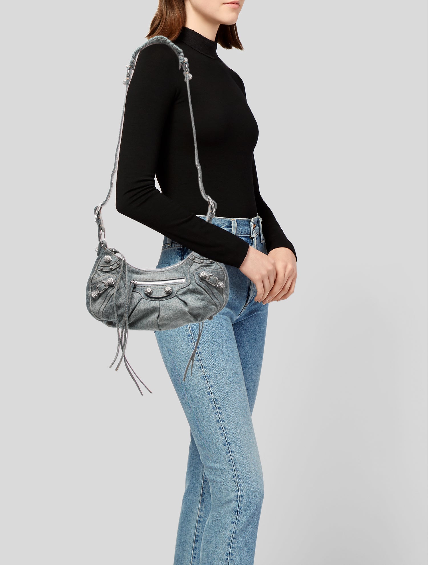Balenciaga Le Cagole Small Shoulder Bag w/Tags - Black Shoulder