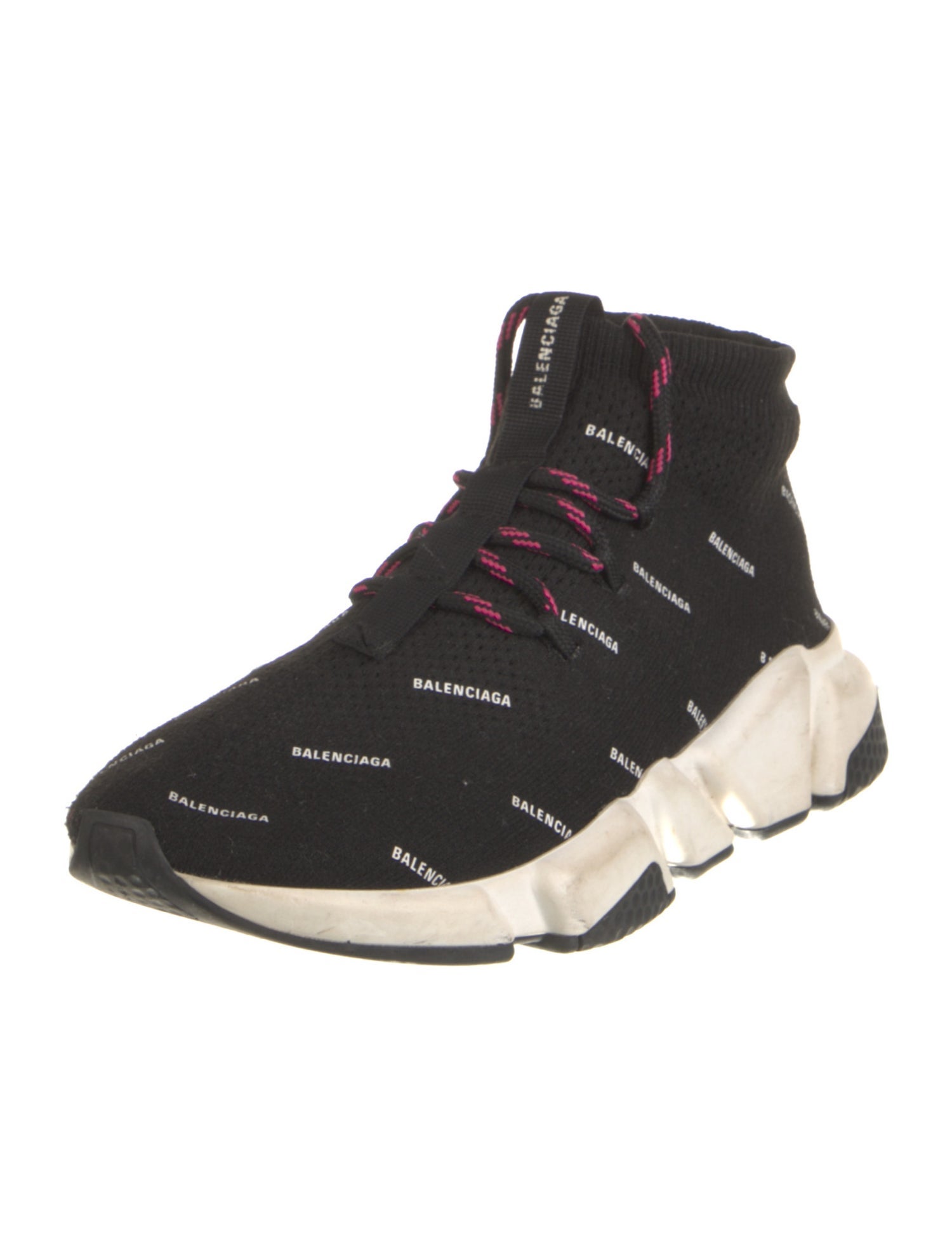 Balenciaga Speed Trainer Lace Up Sock Sneakers