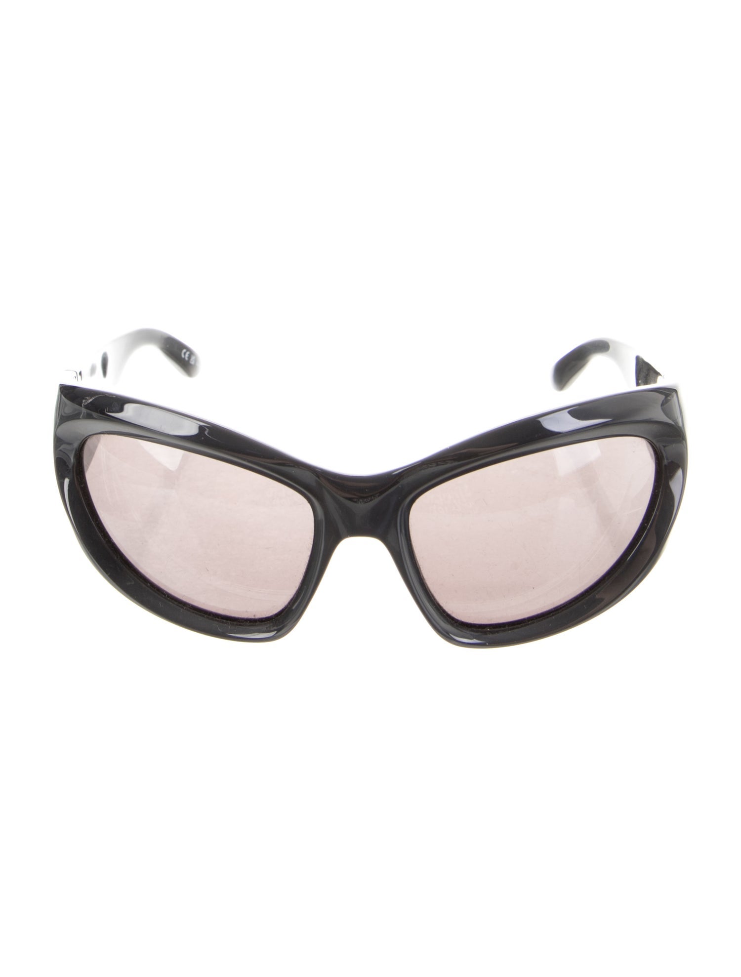 Balenciaga Oversize Mirrored Sunglasses