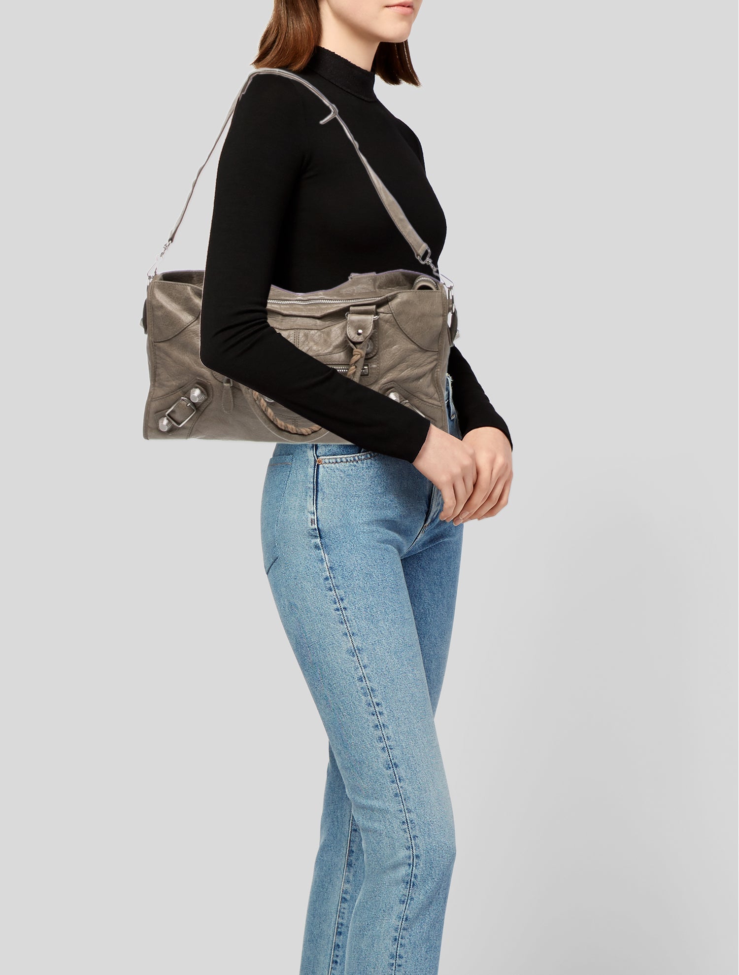 Balenciaga Leather Motocross City Giant