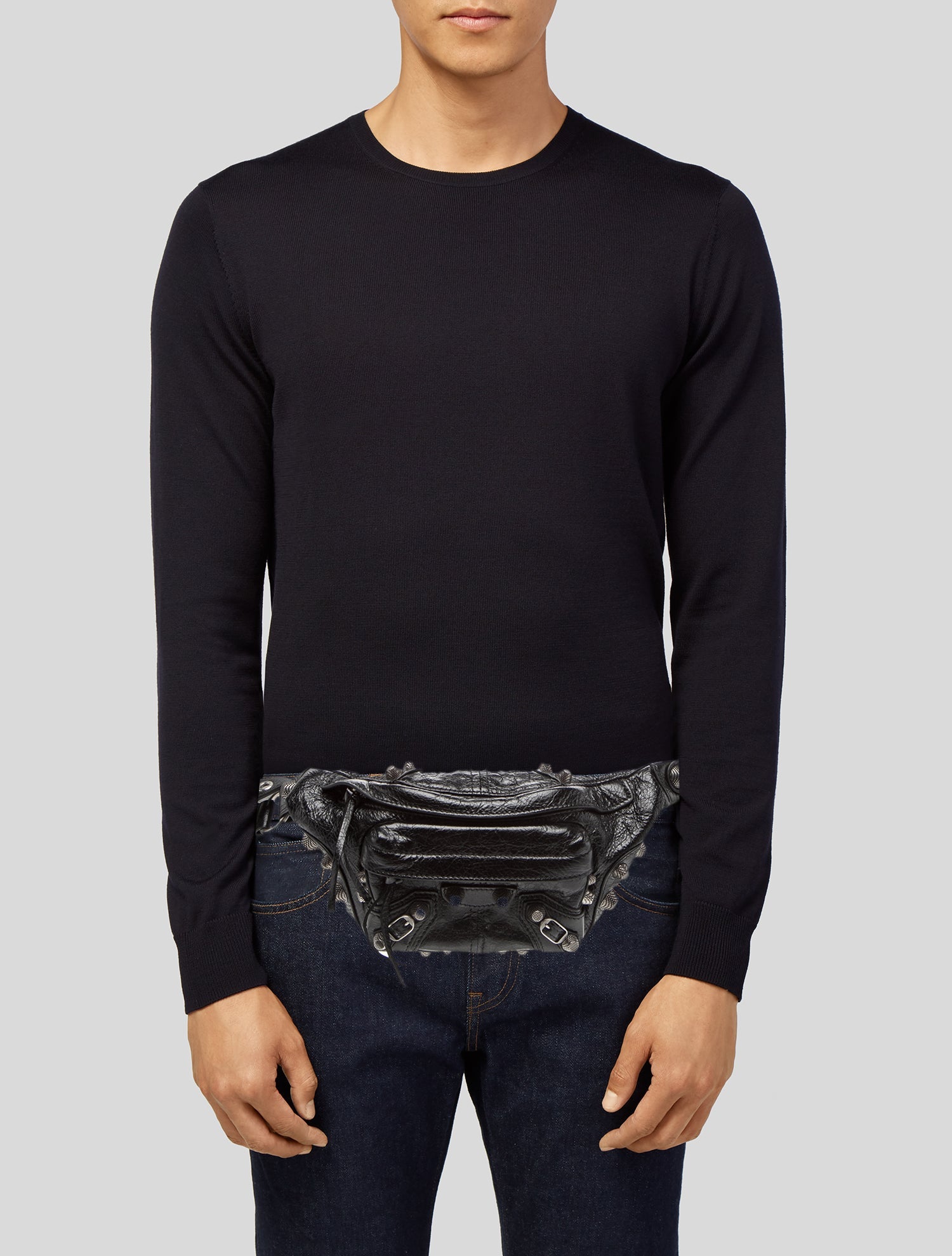 Balenciaga Leather Belt Bag Small 2023