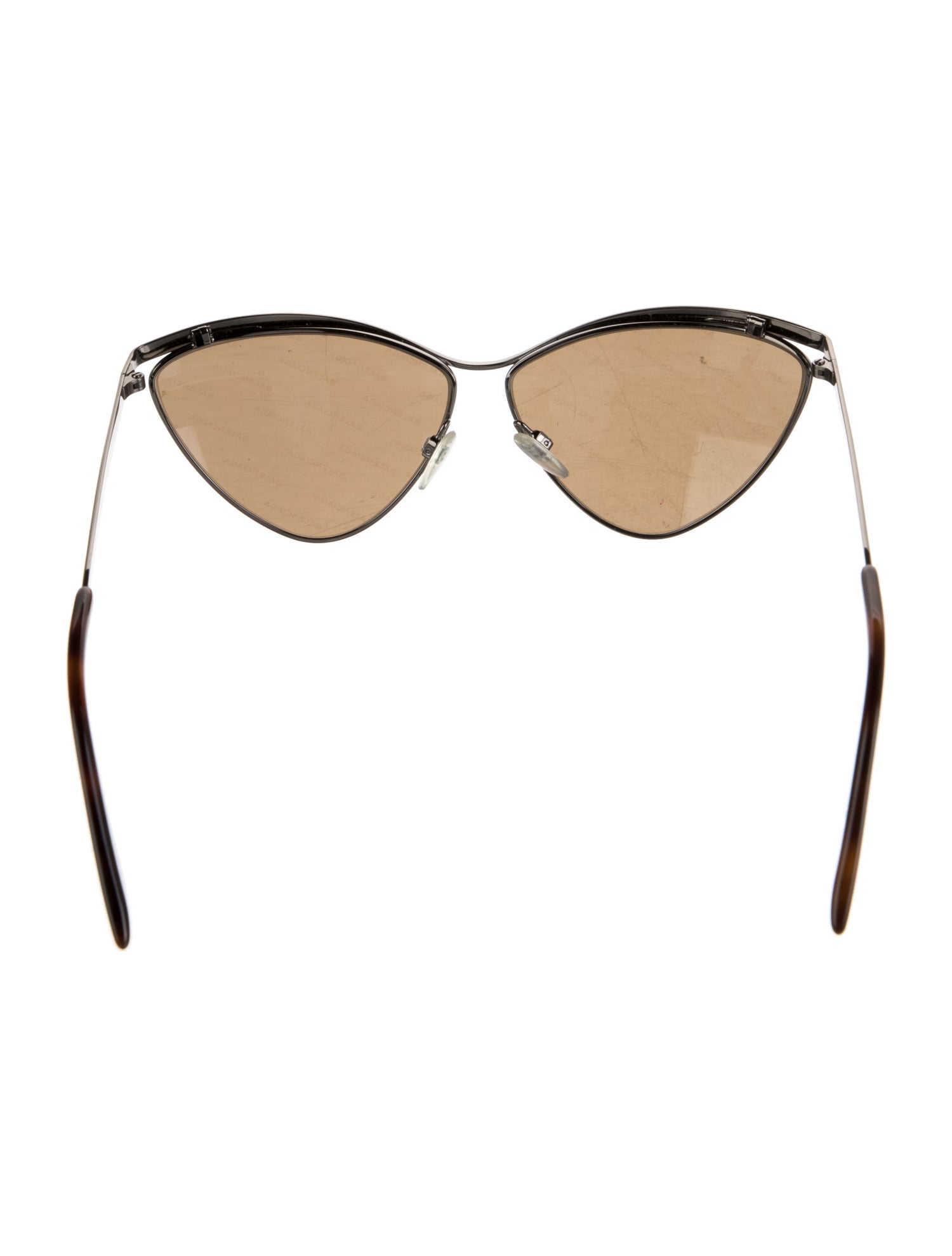 Balenciaga Cat-Eye Mirrored Sunglasses