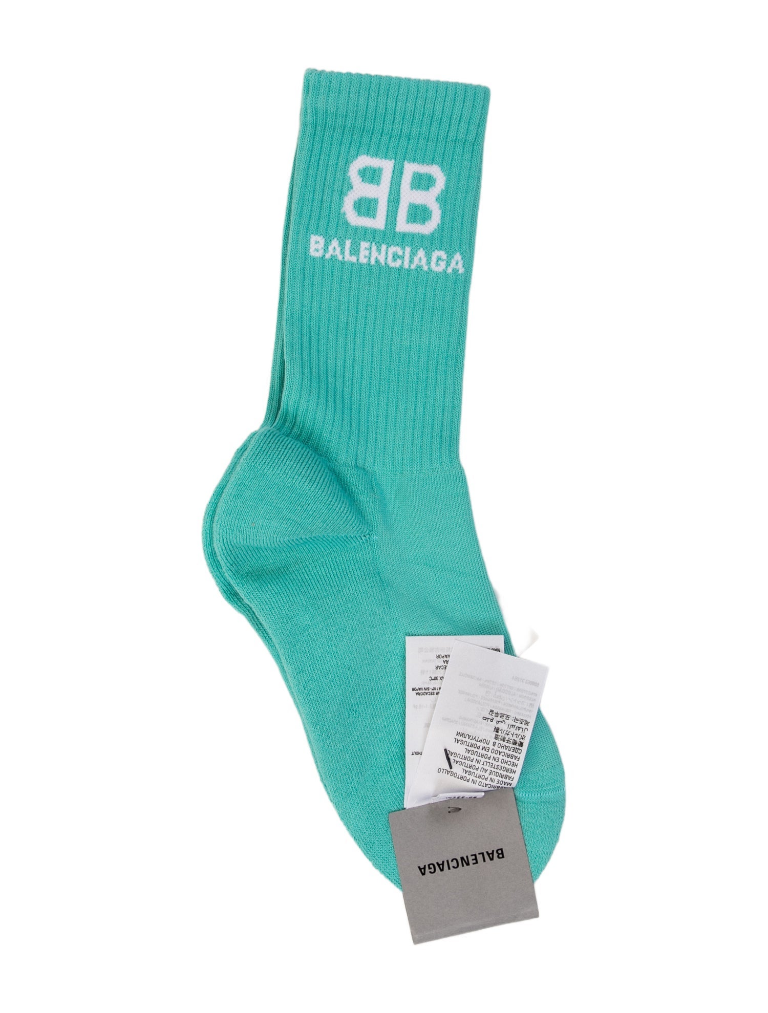 Balenciaga Logo Crew Socks w/Tags