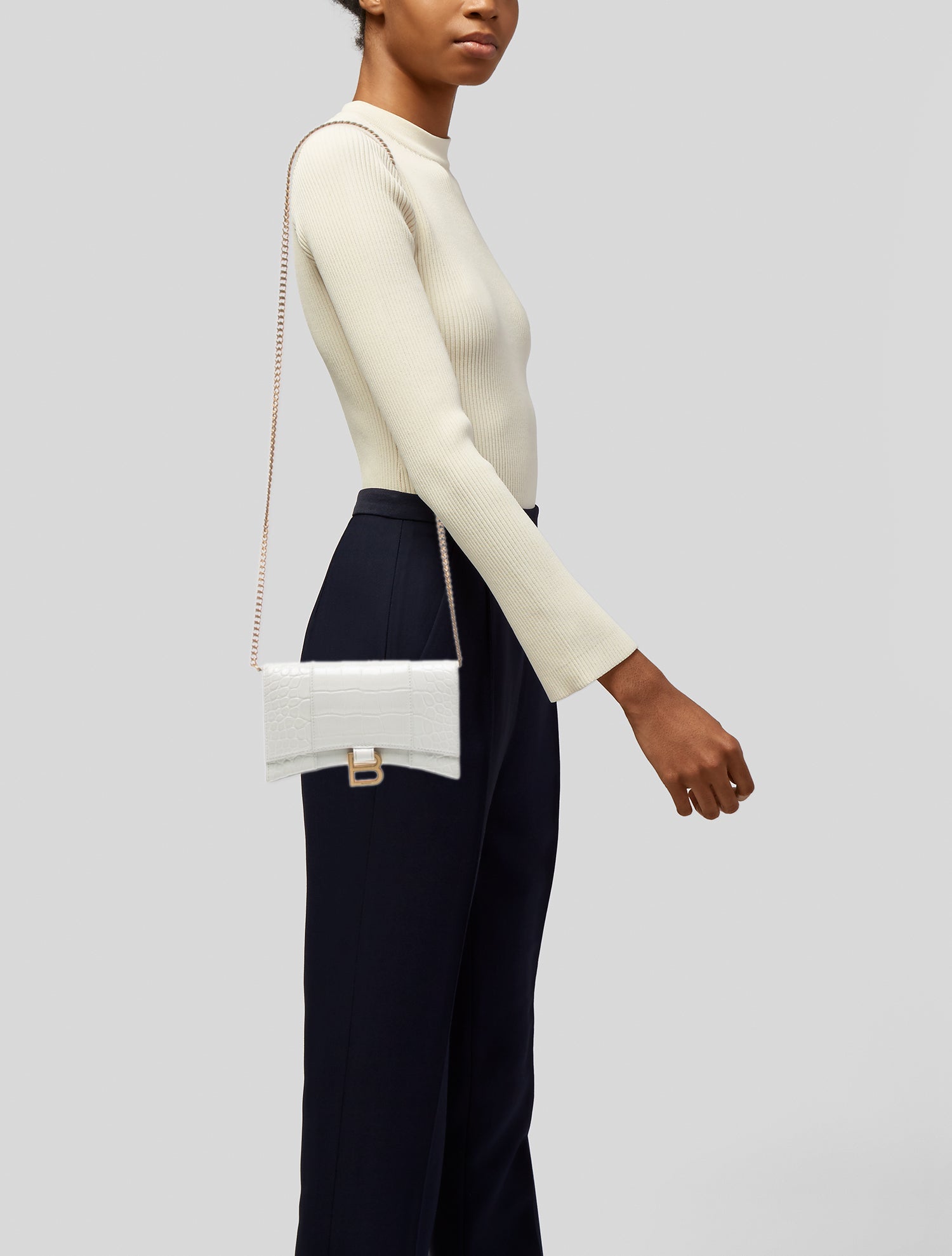 Delvaux Louise Baudrier PM Shoulder Bag - Blue Crossbody Bags