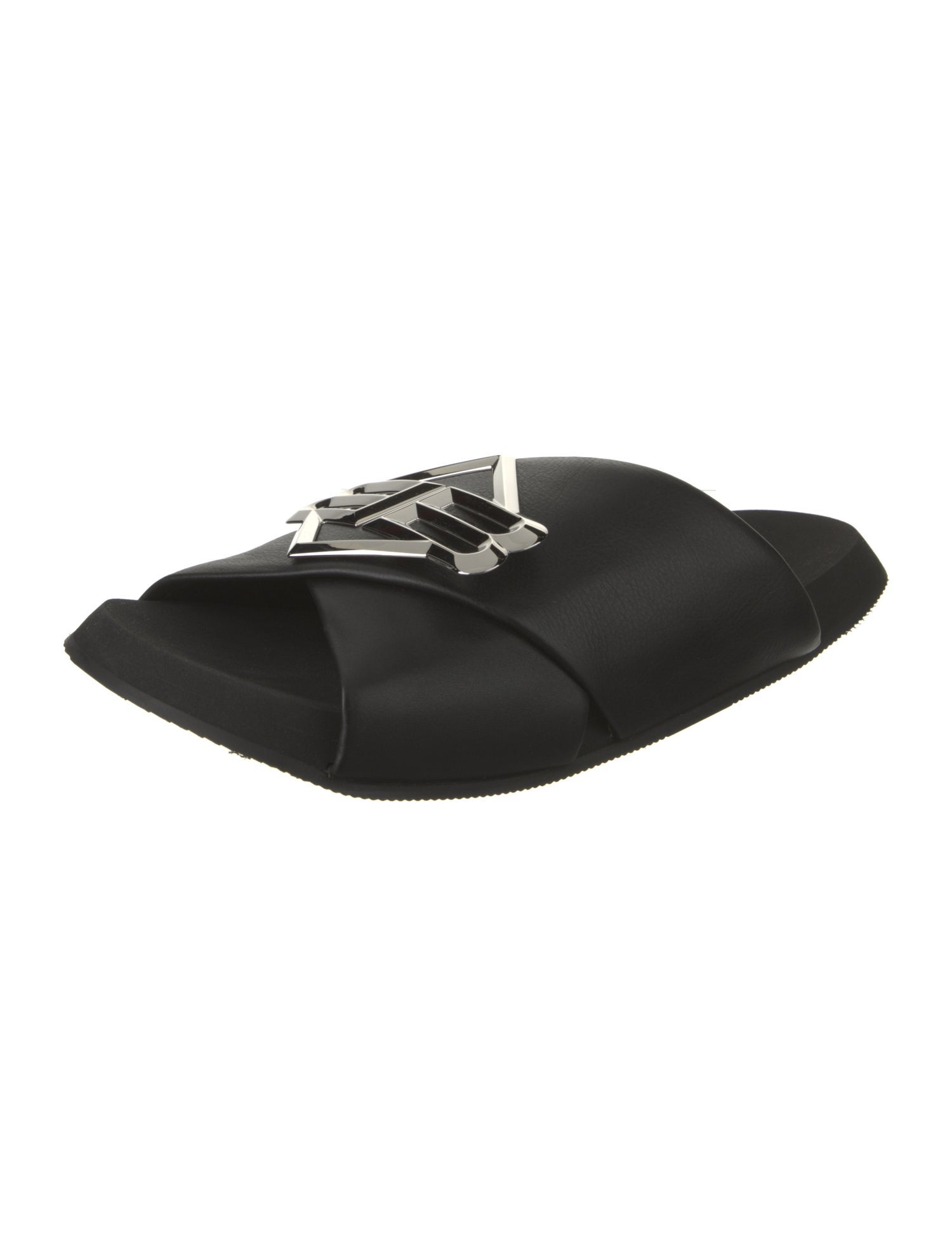 Balenciaga Leather Slides