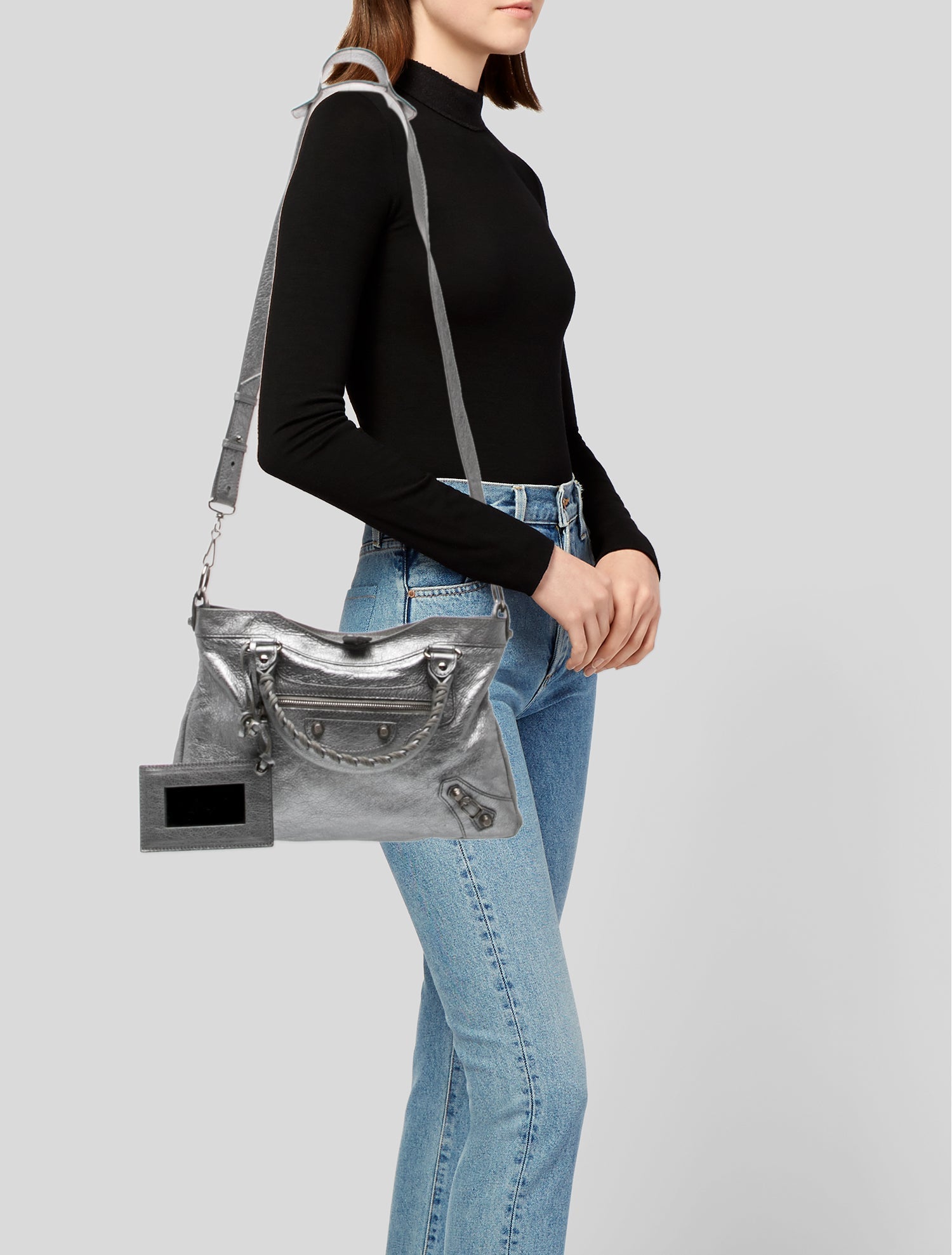 Cult Gaia Lumen Tasseled Tortoiseshell Acrylic Shoulder Bag