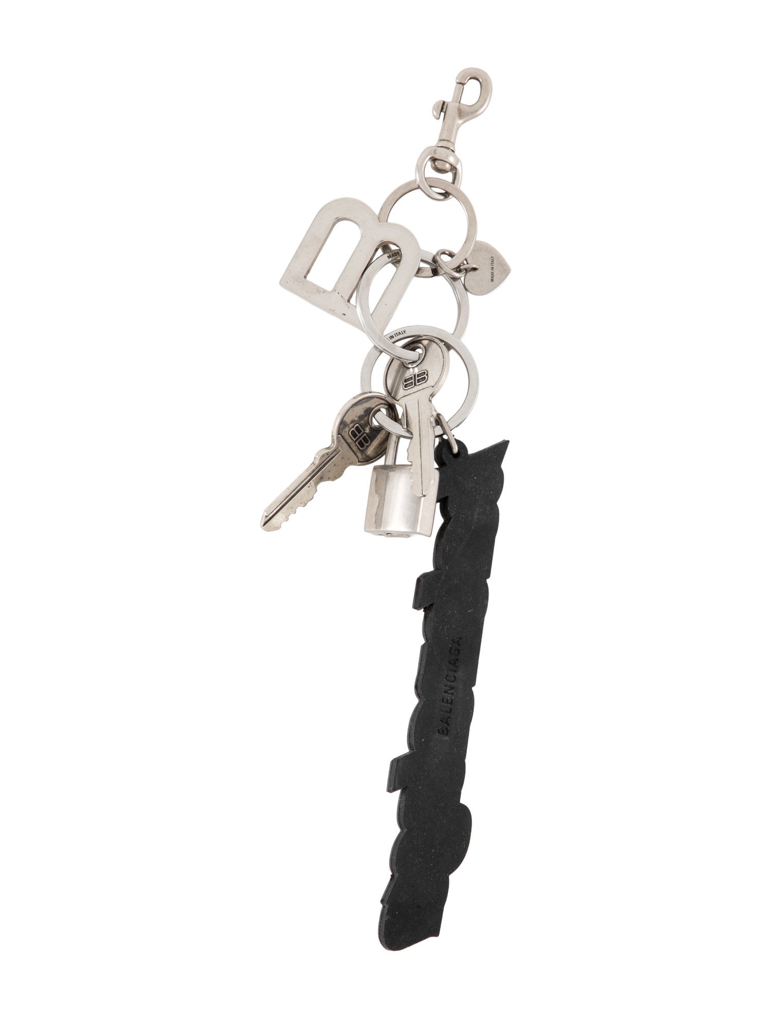 Miu Miu Matelassé Card Holder Keychain - Pink Keychains