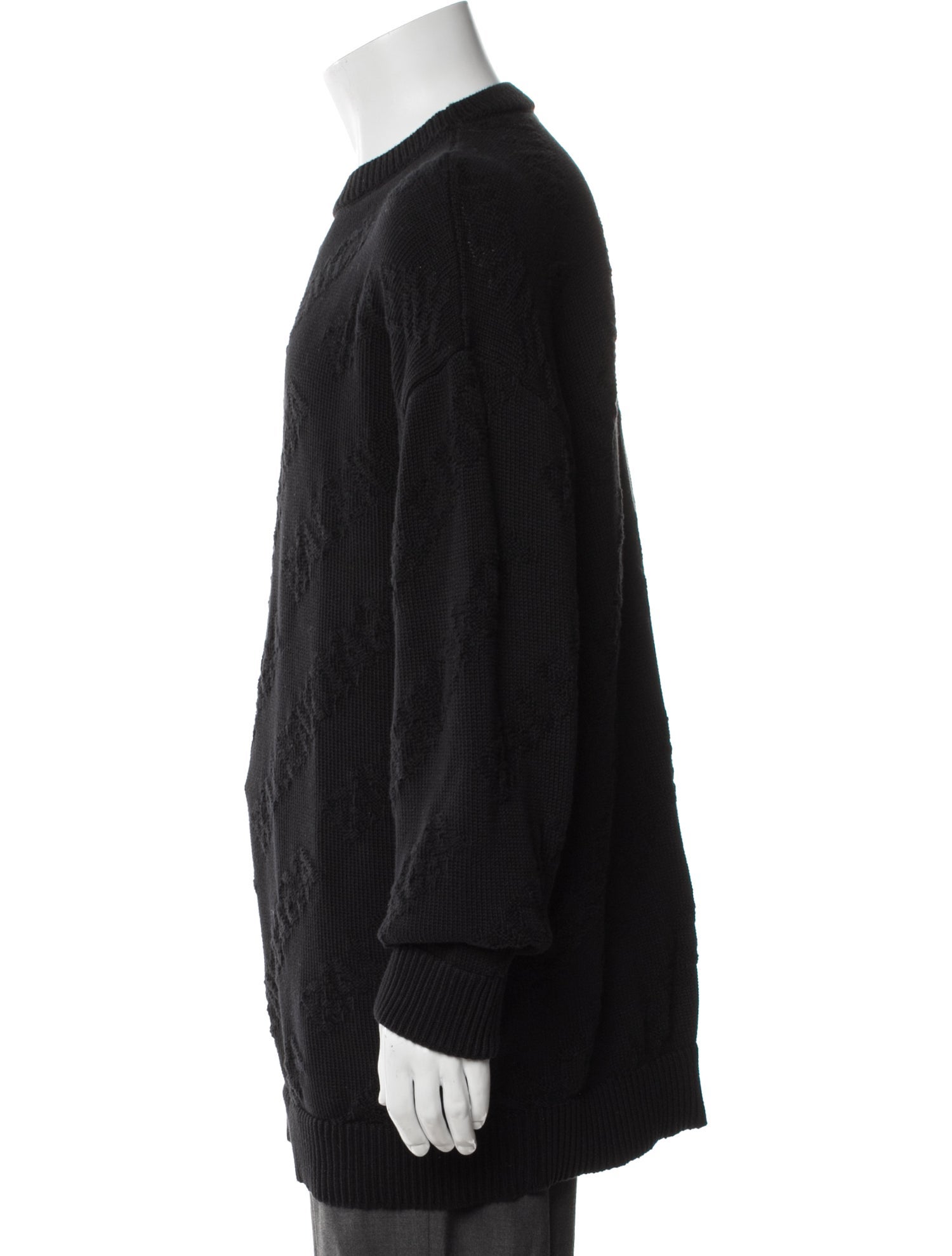 Balenciaga Monogram Pattern All Over Pullover