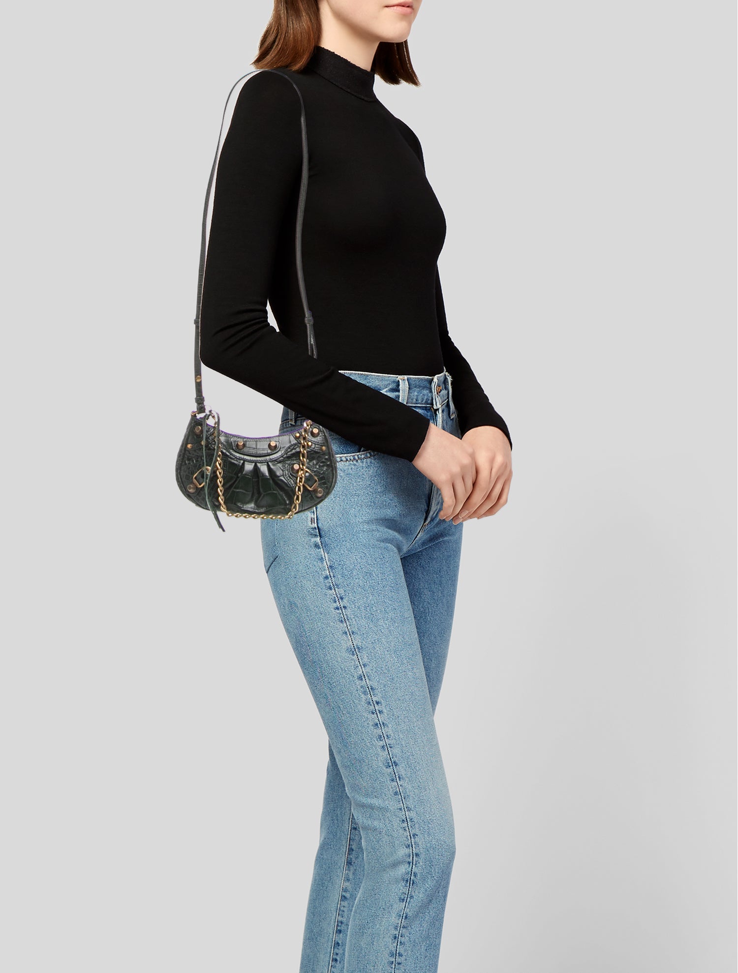 Balenciaga Motocross Classic Bridge Bag - Black Totes, Handbags
