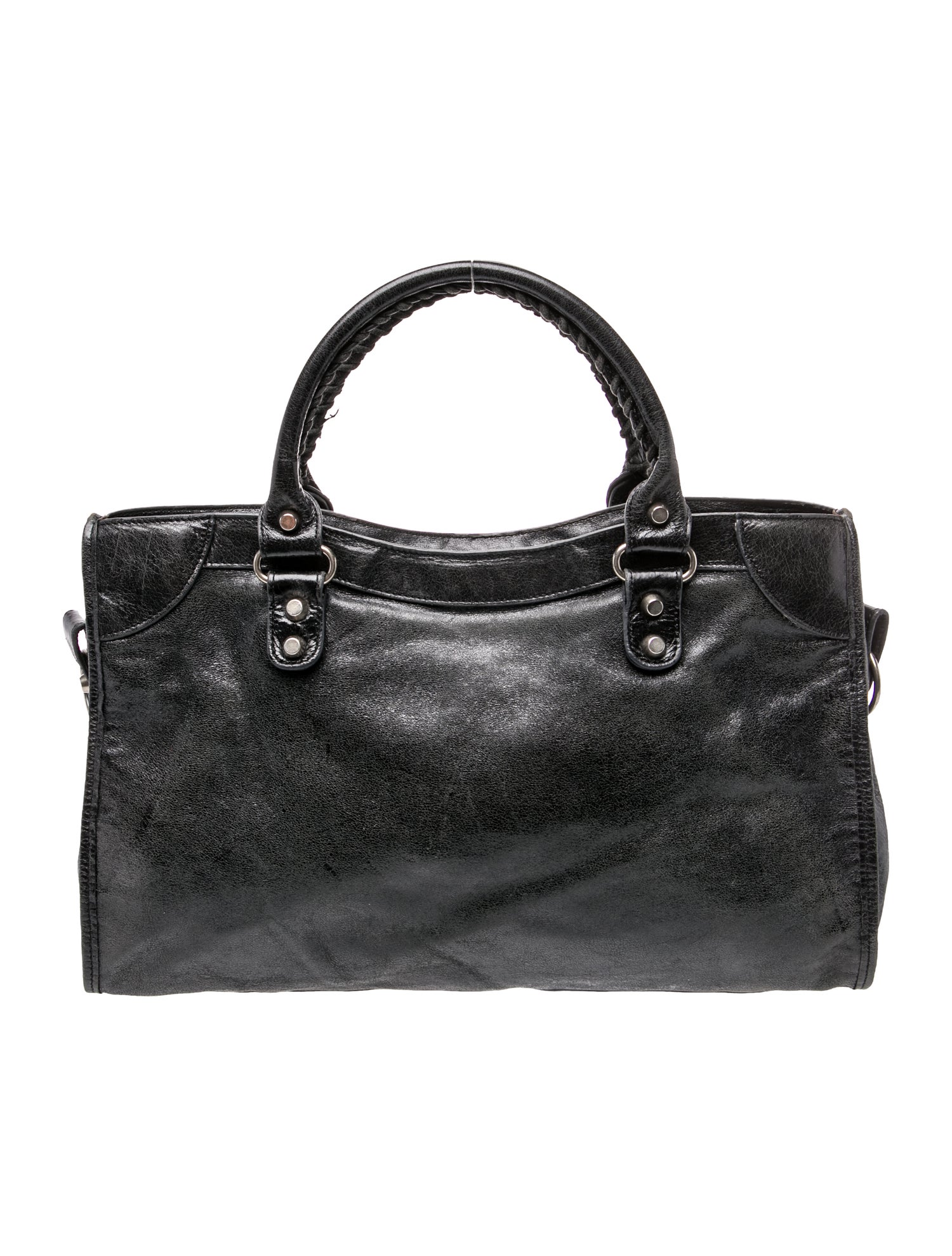 Balenciaga Leather Work - Black Handle Bags, Handbags - BAL391901