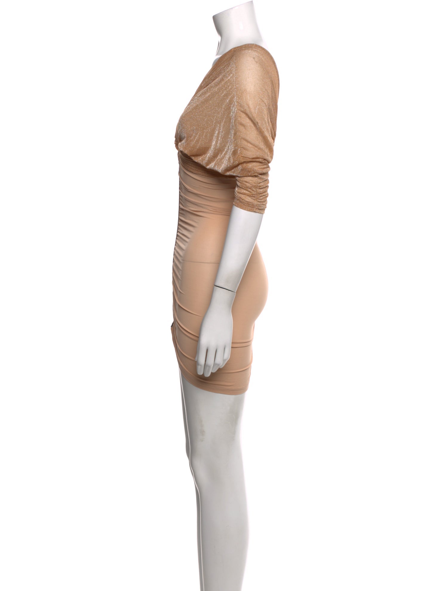 Balenciaga V-Neck Mini Dress