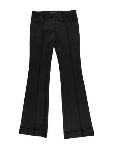 Balenciaga Mid-Rise Straight-Leg Pants