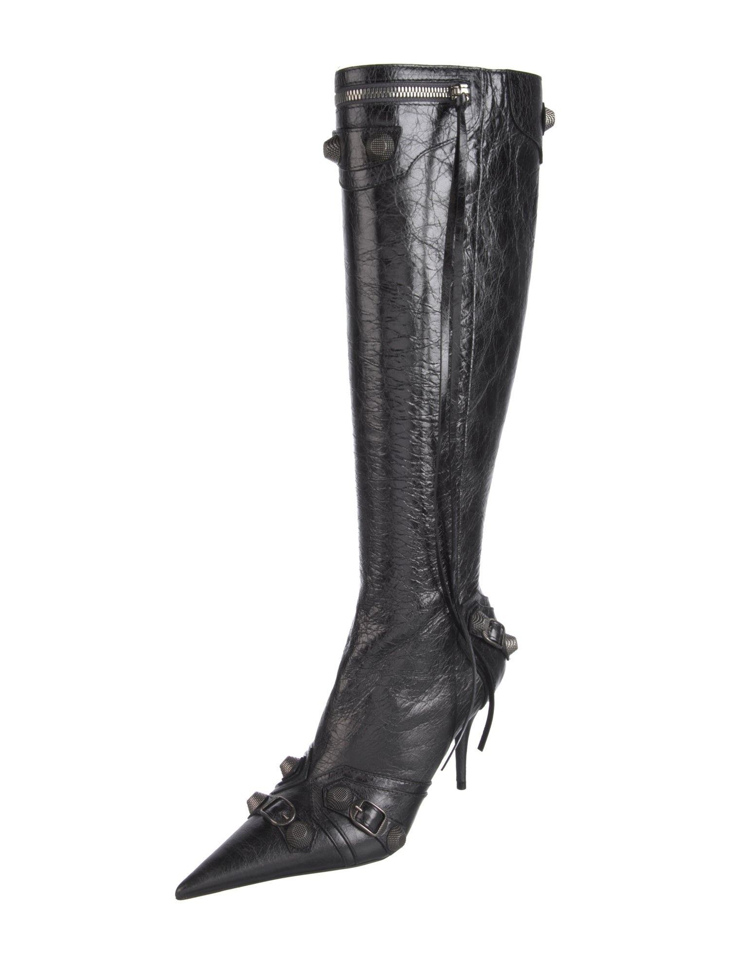 Andrea Cancellieri Leather Boots - Black Boots, Shoes - WANCP20008