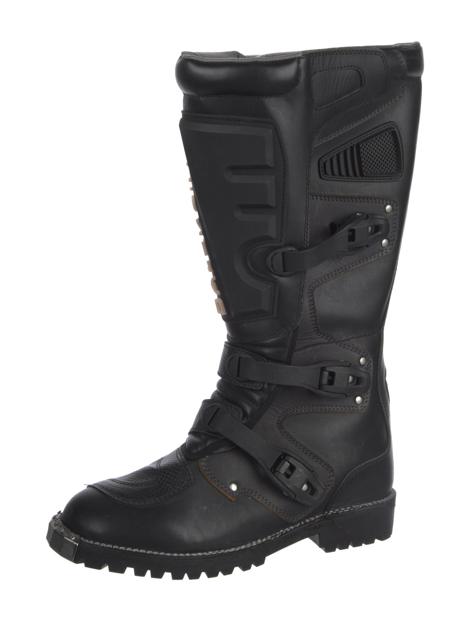 Balenciaga Leather Moto Boots