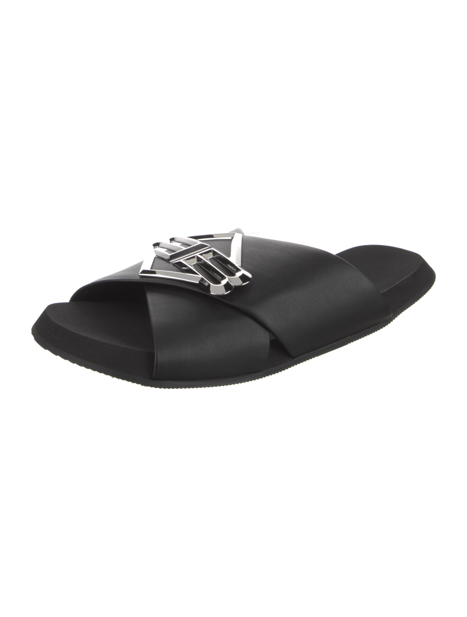 Balenciaga Sunset Leather Slides w/ Tags