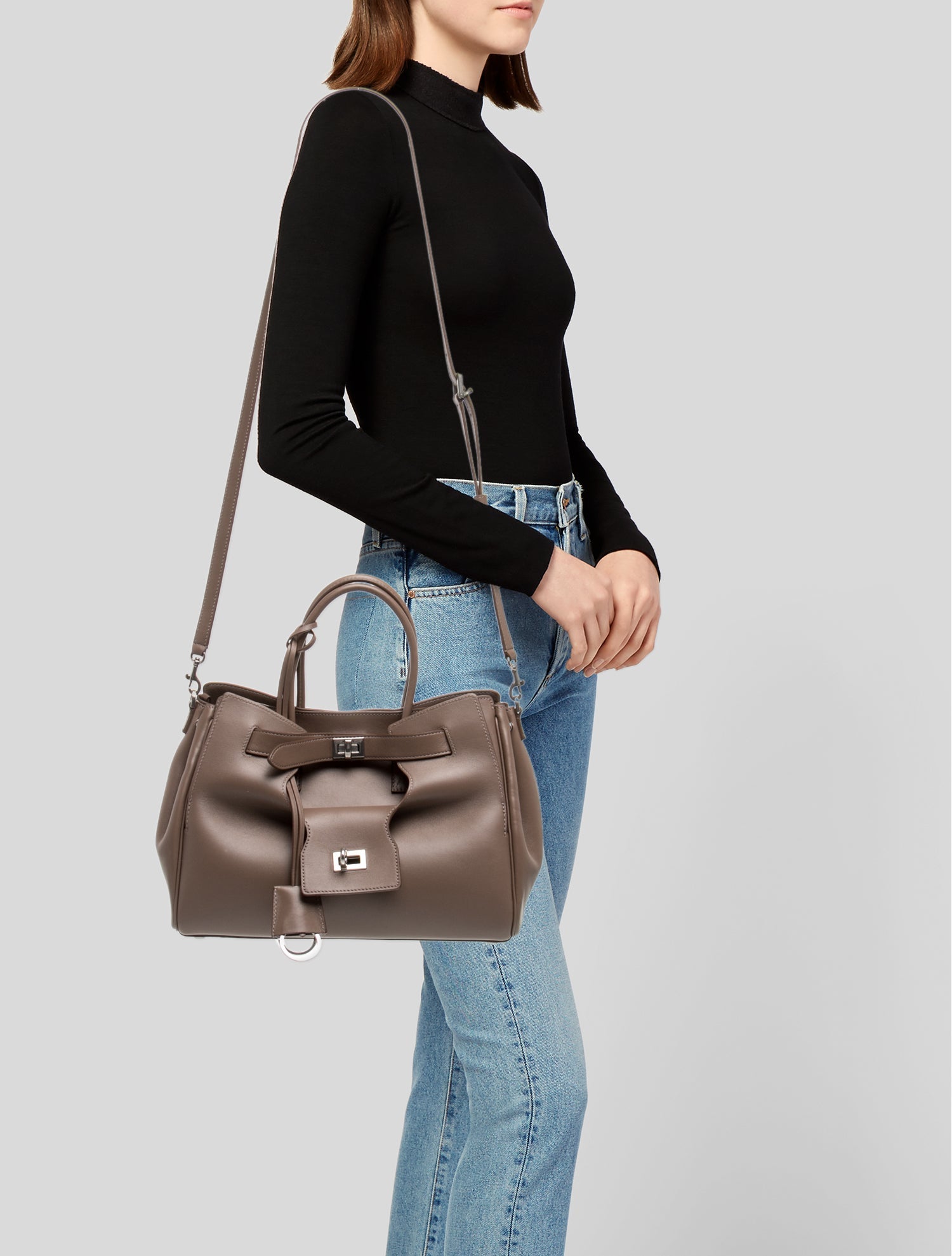 Balenciaga Motocross Classic Mini Twiggy Bag - Black Handle Bags