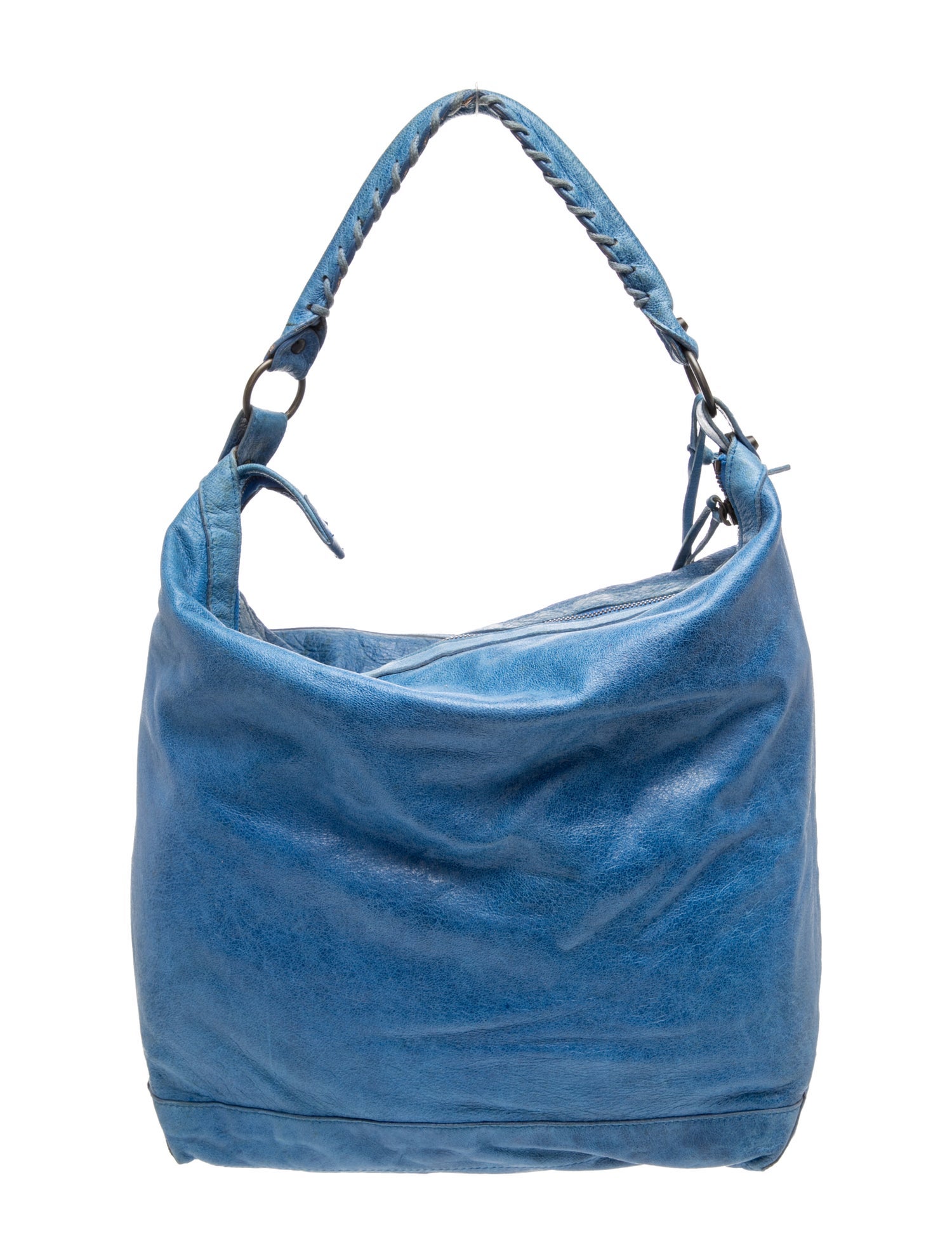 バッグ BALENCIAGA the day shoulder bag BLUE Balenciaga Leather Day - Blue Hobos, Handbags - BAL394059 | The