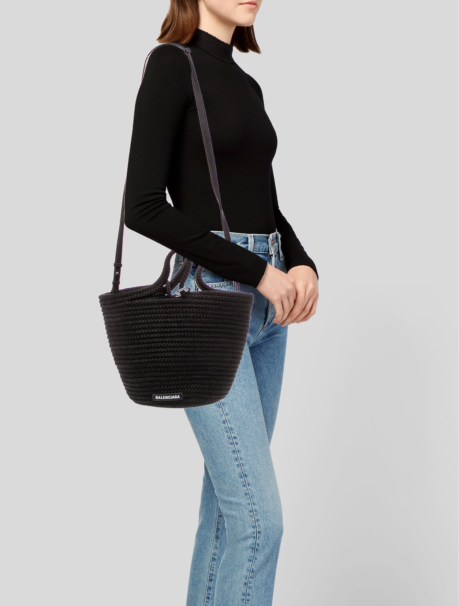 Balenciaga Motocross Classic Mini Twiggy Bag - Black Handle Bags