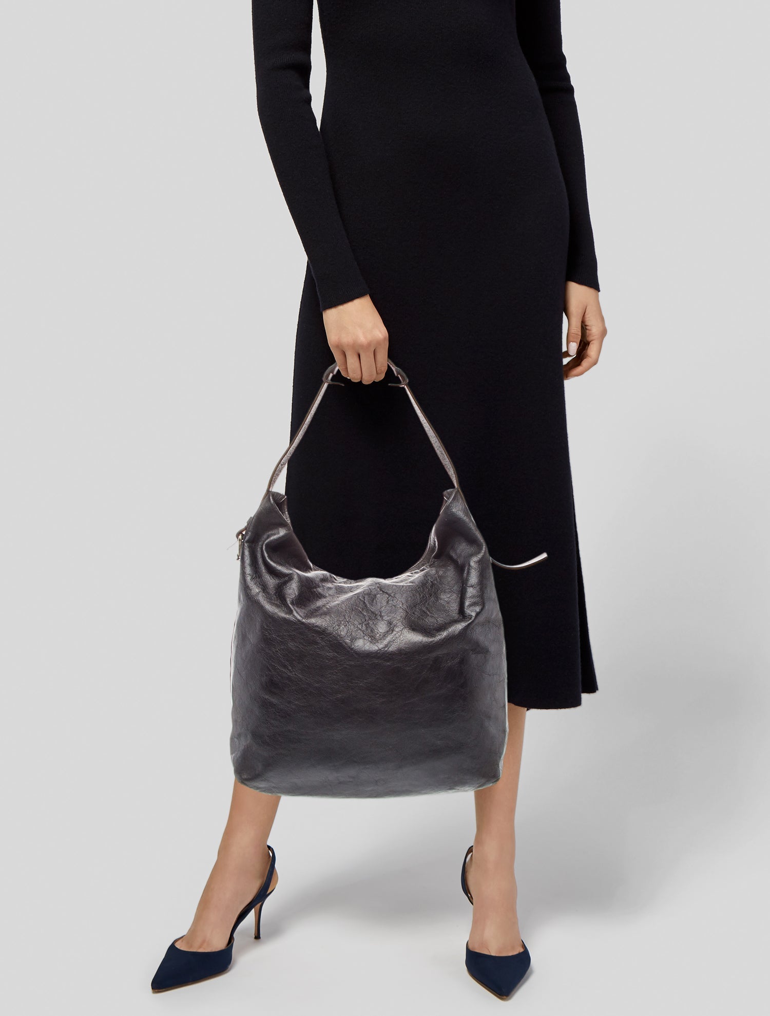 新品☆Stella McCartney☆ゴースト☆iPhone 7/8 Stella McCartney Vegan Leather Tote - Grey Hobos, Handbags
