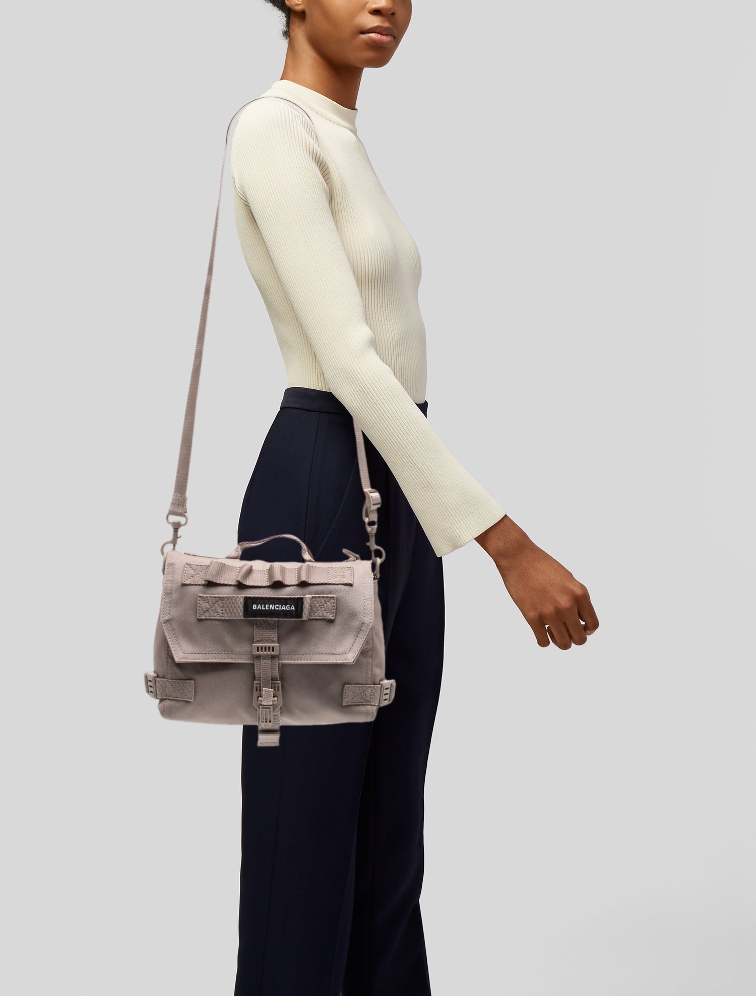 Balenciaga Nylon Messenger Bag 2024 - Neutrals Messenger Bags