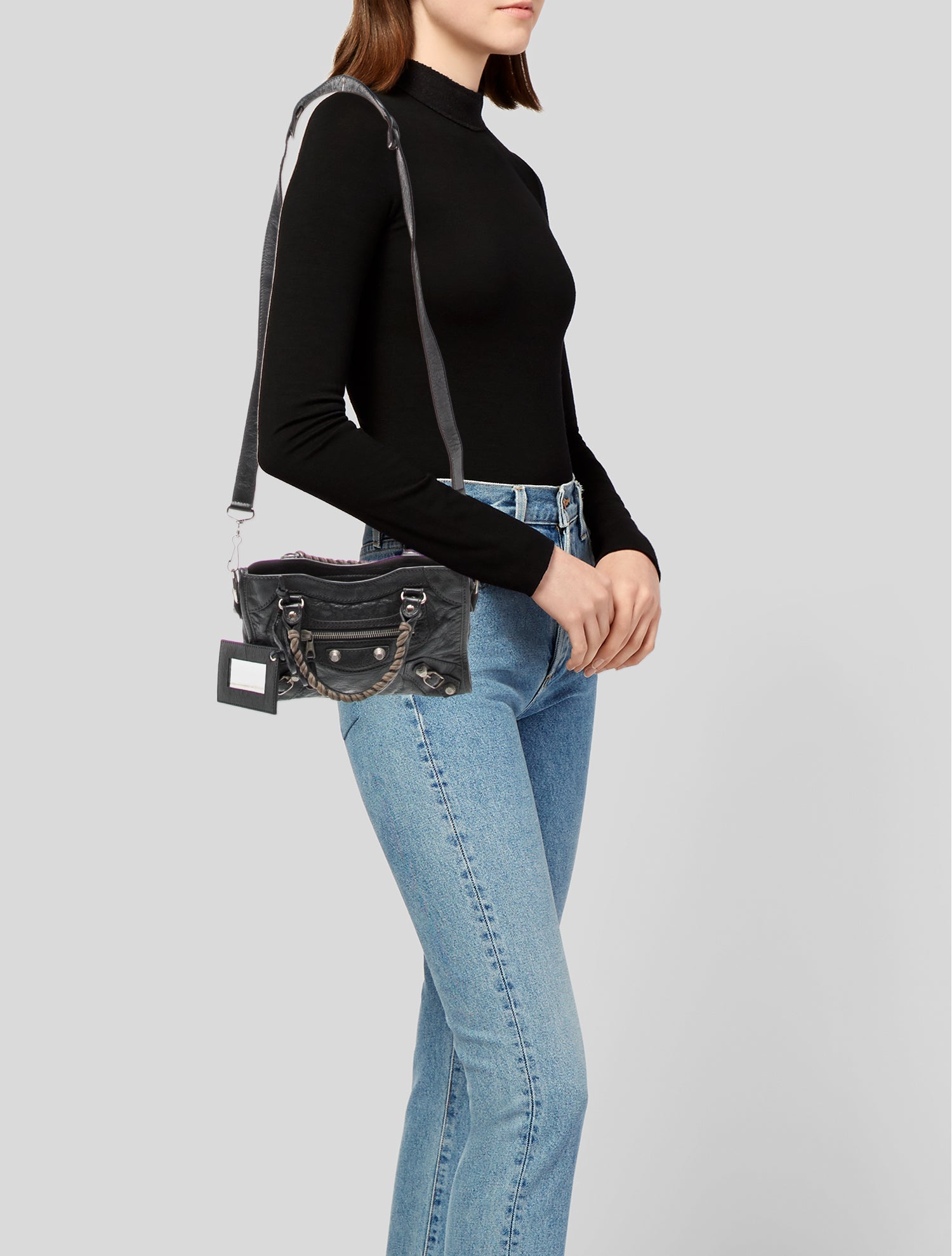 Balenciaga Leather Top Handle Bag