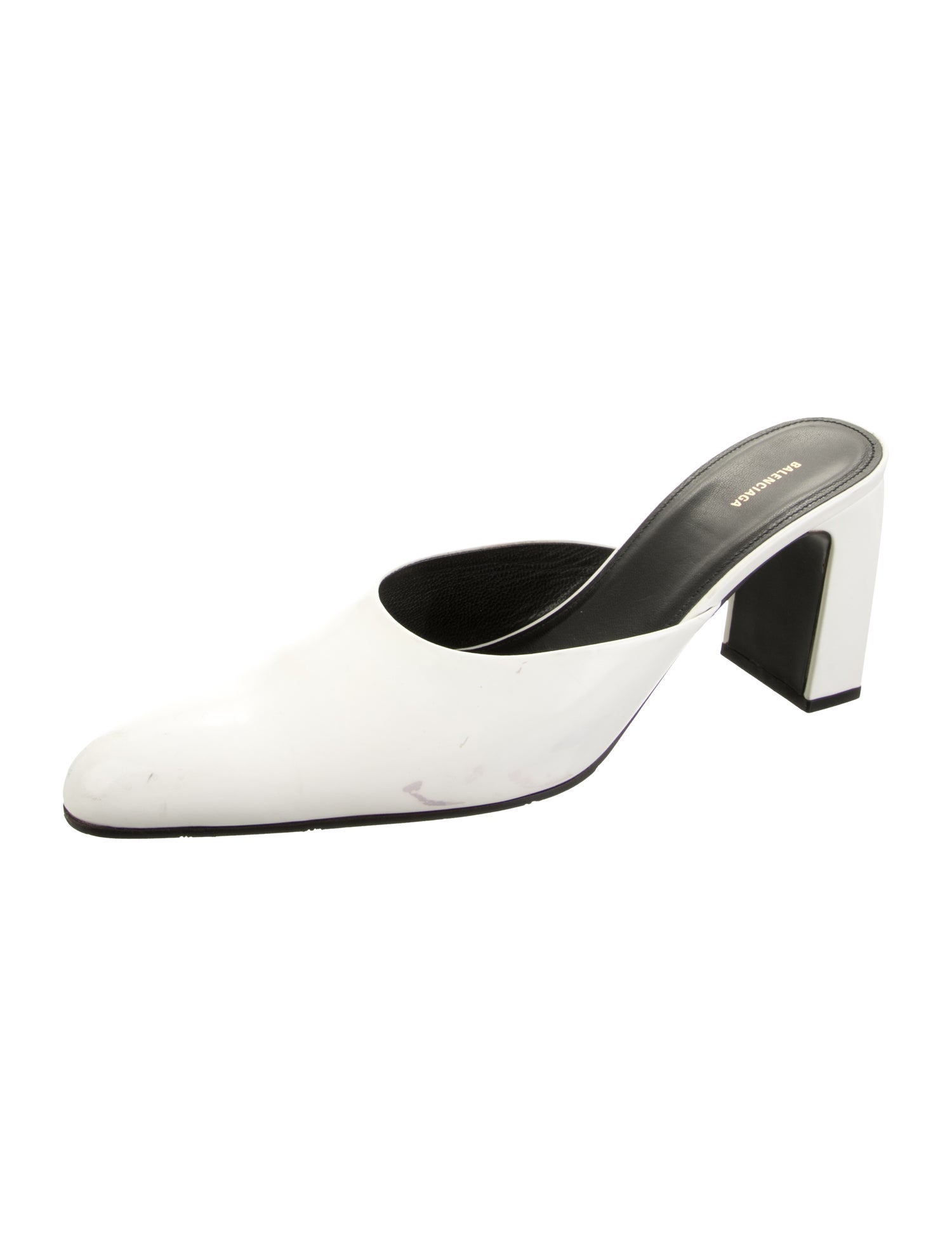 Balenciaga Patent Leather Mules