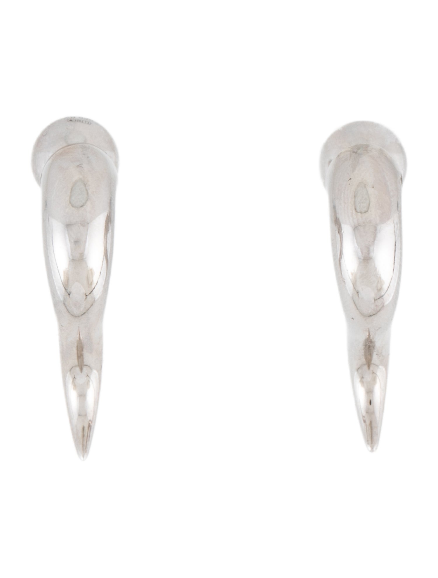 Balenciaga Force Horn Drop Earrings