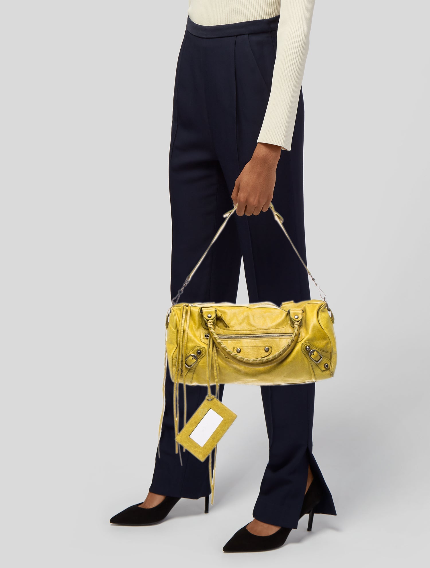 Balenciaga Vintage Corduroy Matrix Hobo - Blue Hobos, Handbags