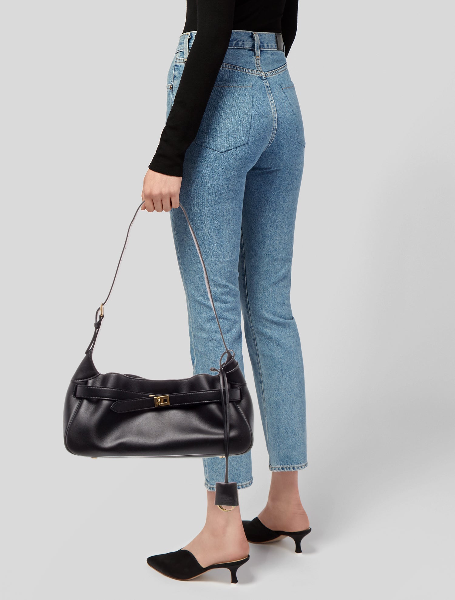 Balenciaga Courier XL Bag - Black Shoulder Bags, Handbags