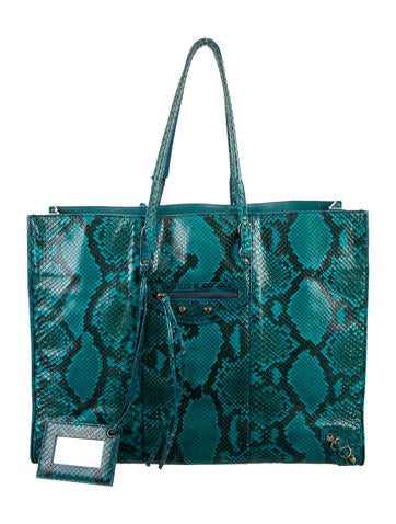 Balenciaga Python Papier A4 Tote
