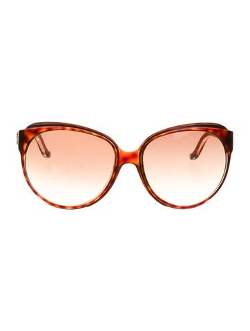 Balenciaga Tortoiseshell Oversize Sunglasses