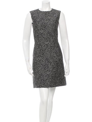 Balenciaga Jacquard Sheath Dress