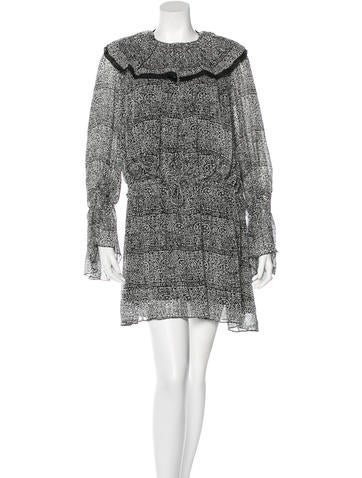 Balenciaga Printed Gypsy Dress w/ Tags