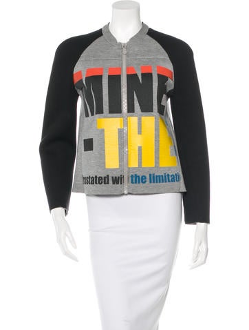 Balenciaga Graphic Print Lightweight Jacket