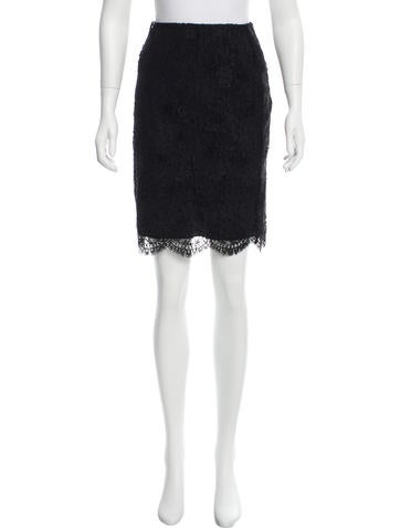 Balenciaga Lace Knee-Length Skirt