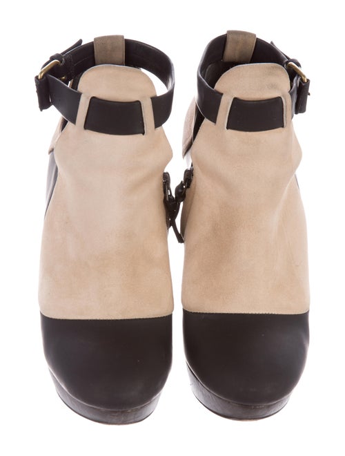 balenciaga suede booties