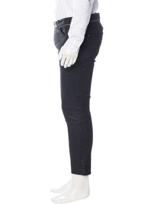 Balenciaga Wax-Coated Skinny Jeans