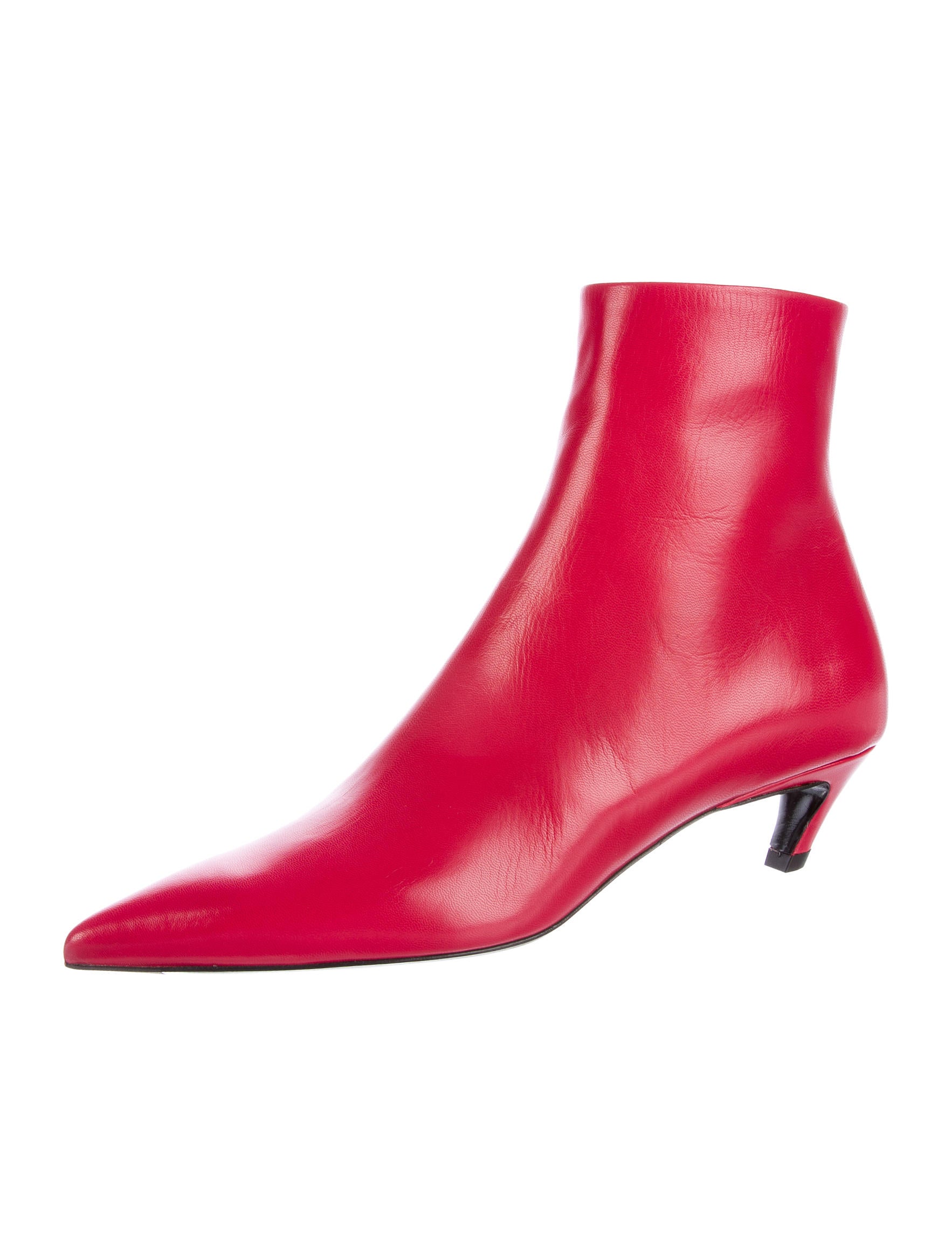 Balenciaga 'Broken Heel' Ankle Boots w/ Tags Red Boots, Shoes