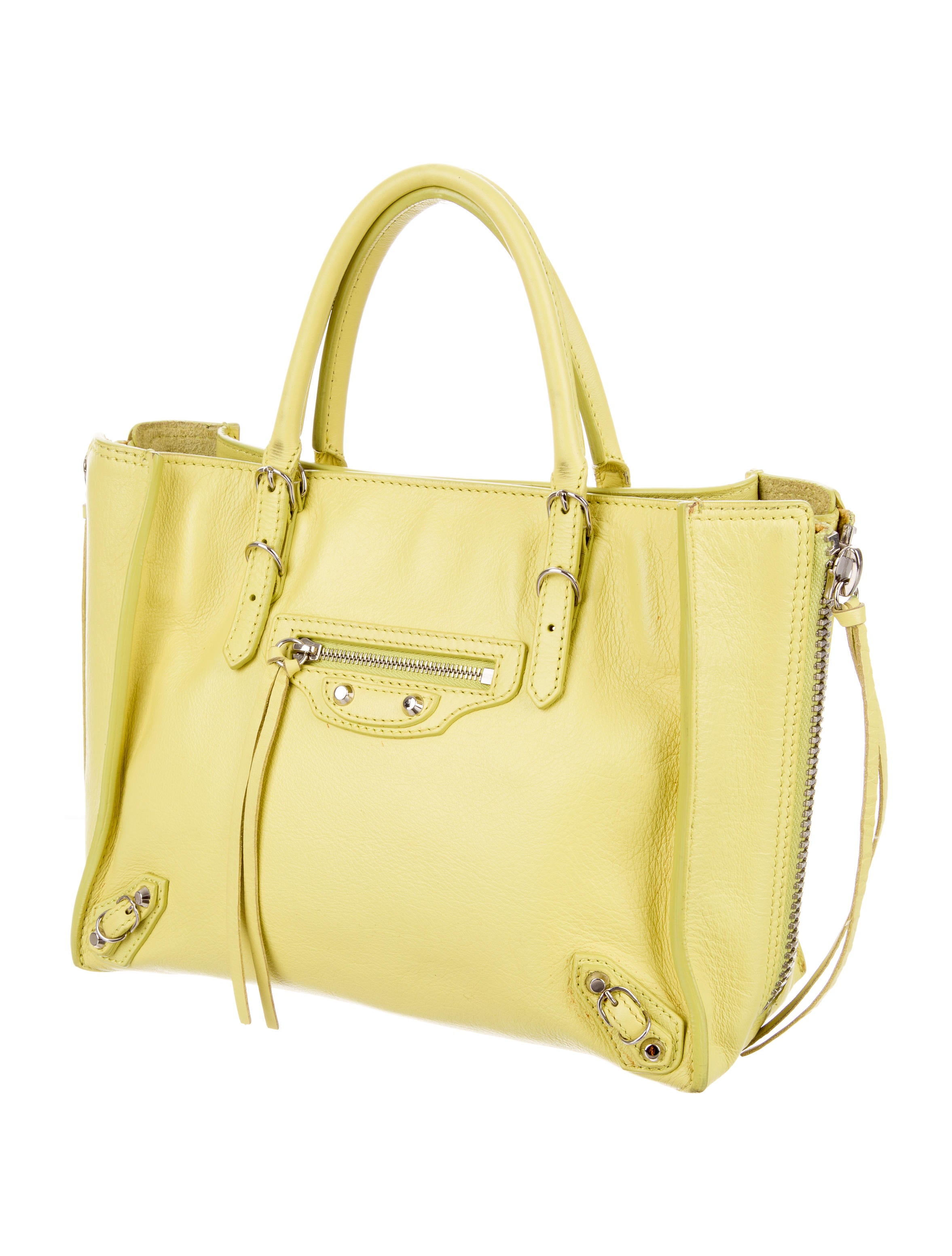 yellow lacoste bag