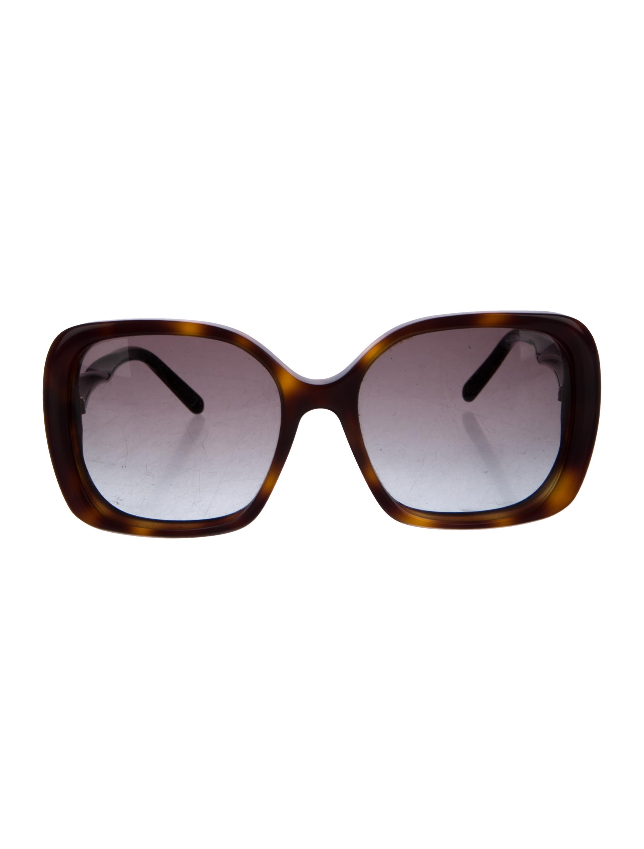 Balenciaga Tortoiseshell Oversized Sunglasses Accessories BAL52562