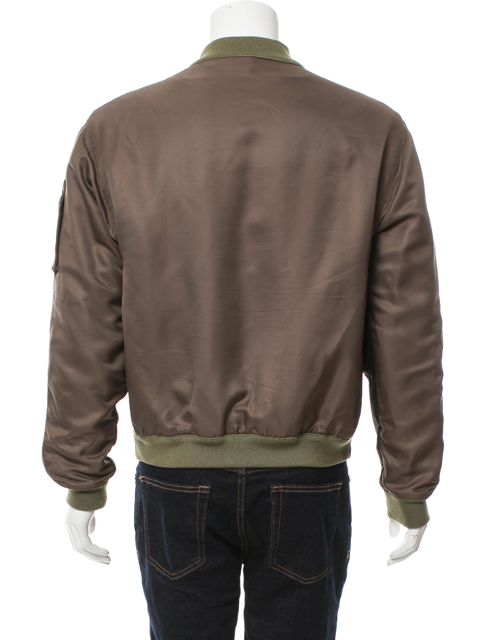 balenciaga blue bomber jacket